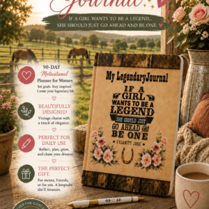 My Legendary Journal: A 90-day motivational planner for women.