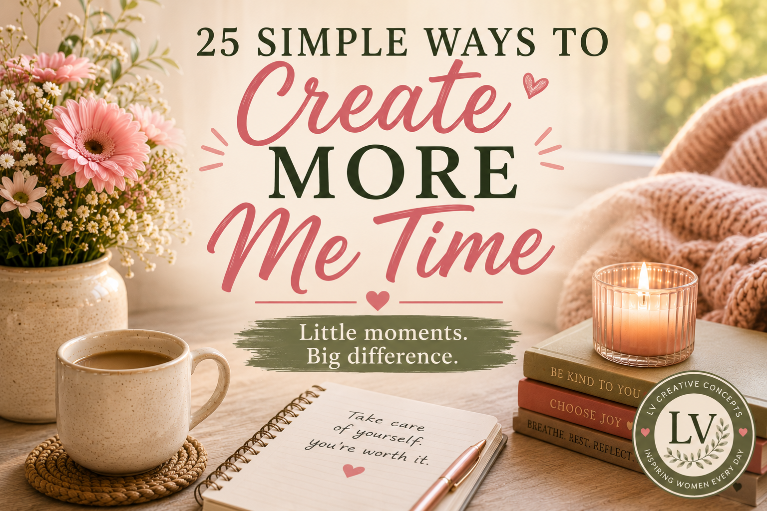 25 Simple Ways to Create More Me Time Every Day